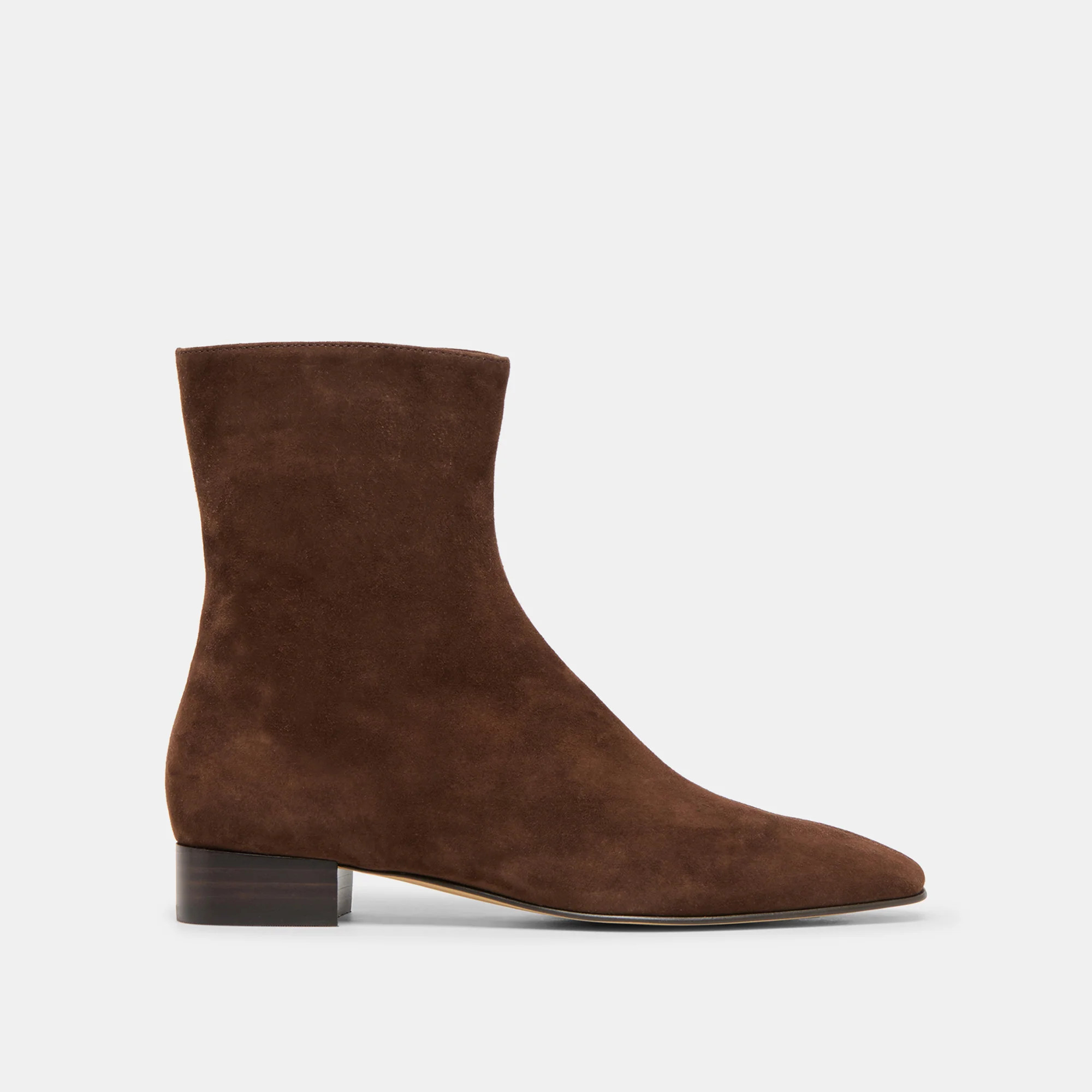 Tarine Booties Dk Brown Nubuck | DolceVita.com