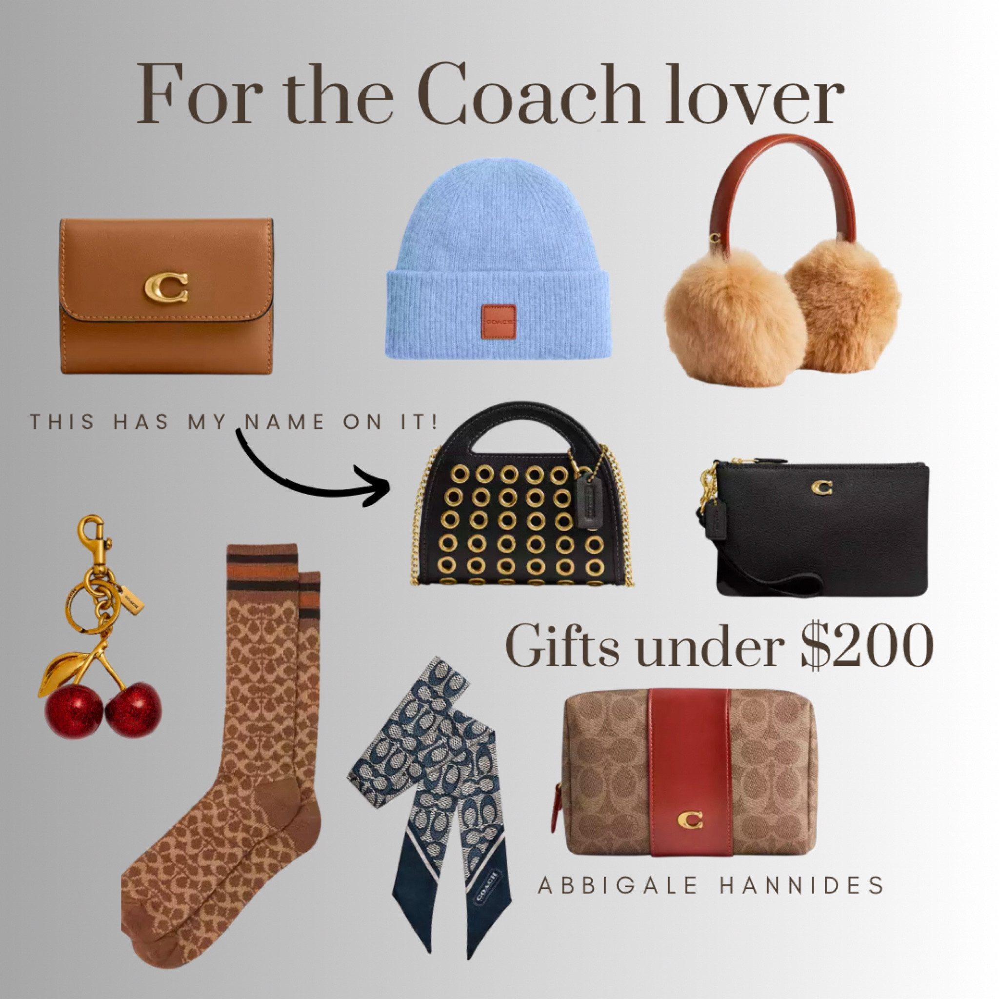 If you love coach as much as I do then I have some great gift ideas under $200. Coach is a great mid price point brand with a very luxury feel and look. 

#gifts #lastminute #coach


#LTKHoliday #LTKSeasonal #LTKGiftGuide