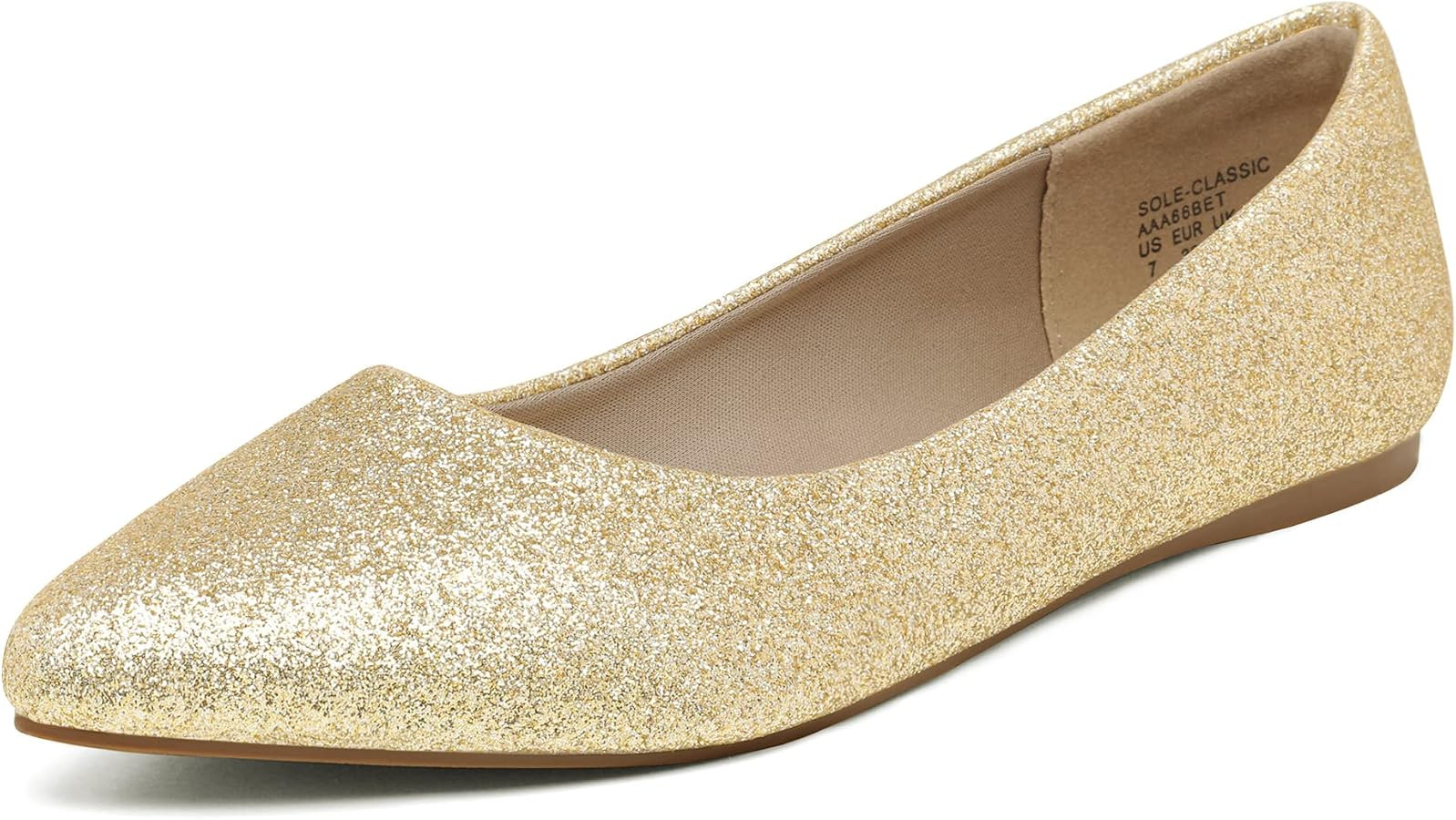 DREAM PAIRS Women's Casual Pointed Toe Ballet Comfort Soft Slip On Flats Shoes | Amazon (US)