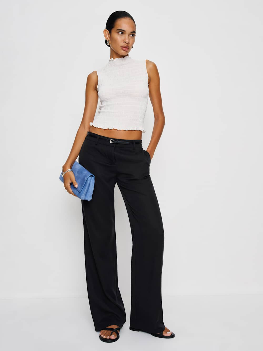 Gisele Low Rise Pant | Reformation (Global)