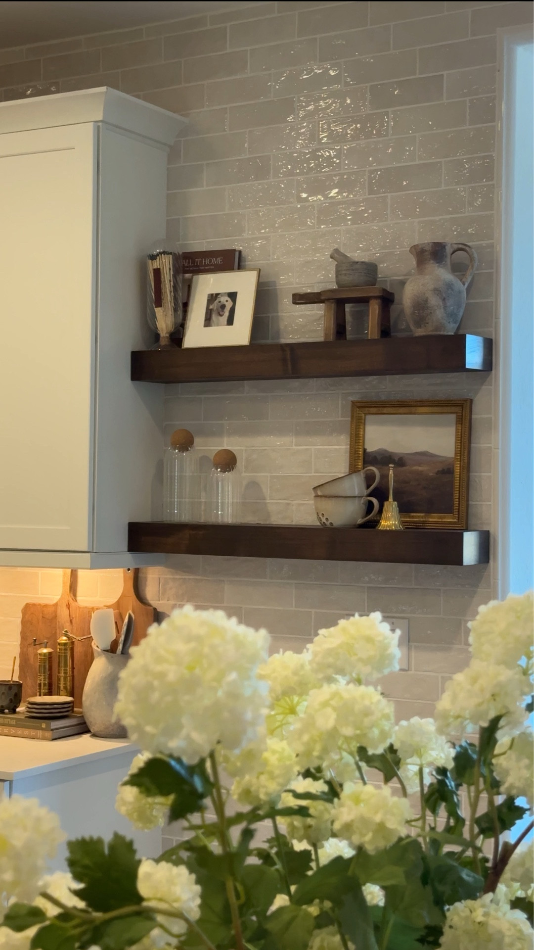 This is my go to formula for styling floating shelves so they feel balanced, layered, and not cluttered. If you’ve ever stared at your shelves and felt stuck, this approach always works for me.

Linked what I’ve used and similar decor pieces I love to style floating shelves with🫶🏼 

#LTKHome