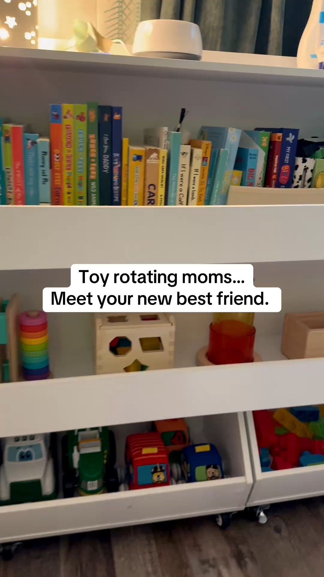 Do you do a toy rotation? If so, how often?

For us, once a week seems to be the sweet spot. We leave out all our books, Tonies, and most of our current Lovevery kit, but everything else gets swapped around to keep things feeling fresh.

What toys, activities, or items have earned a permanent spot in your rotation? Drop your favorites below. 🫶🏻

#LTKdayinmylife #LTKBaby #LTKvlog