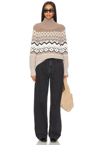 Leighton Mock Neck Sweater | Revolve Clothing (Global)