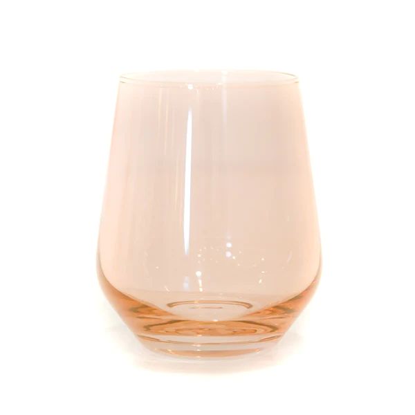Stemless Wineglass (Set of 2), Blush Pink | The Avenue