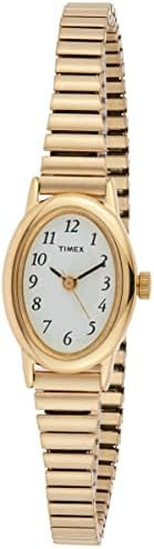 Timex Women's Cavatina Watch - TPearl Dial Gold-Tone Case | Amazon (US)