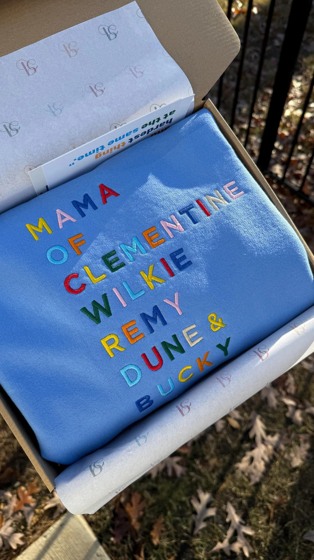 Mama Sweatshirt With Embroidered Kids Names, Custom Mother's Day Gift, Personalized Mama Birthday... | Etsy (US)
