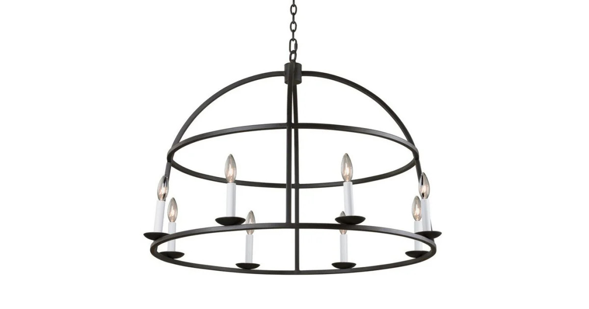 Wickenburg 8 Light 34" Wide Taper Candle Chandelier | Build.com, Inc.