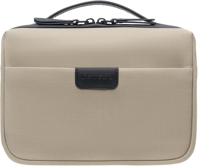LEVEL8 Travel Toiletry Bag for Men Women, Water Repellent Shaving Bag for Toiletries Accessories,... | Amazon (US)