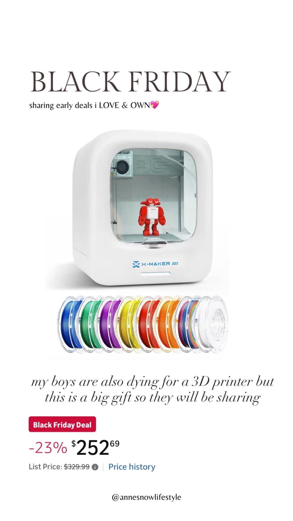 black friday • my kids are dying for a 3D printer ! 

#LTKKids #LTKCyberWeek #LTKGiftGuide