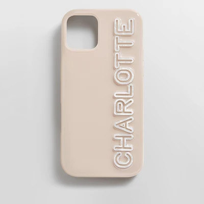 All the Beige Custom iPhone Case - Beige/Pearl | BaubleBar