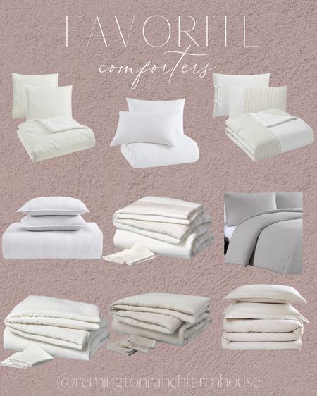 Favorite comforters - bedding - farmhouse decor - farmhouse style - bedding favorites 

#LTKhome