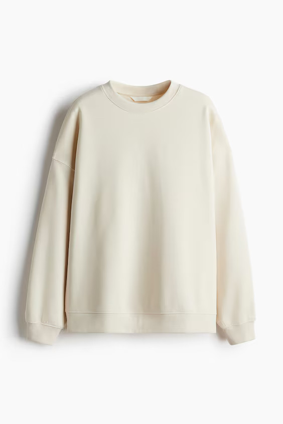 Sweatshirt with Text Motif | H&M (US + CA)