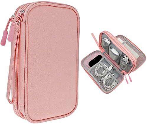 Travel Tech Cord Organizer, Bevegekos Accessories Pouch Case for Electronics & Essentials (Light Pin | Amazon (US)