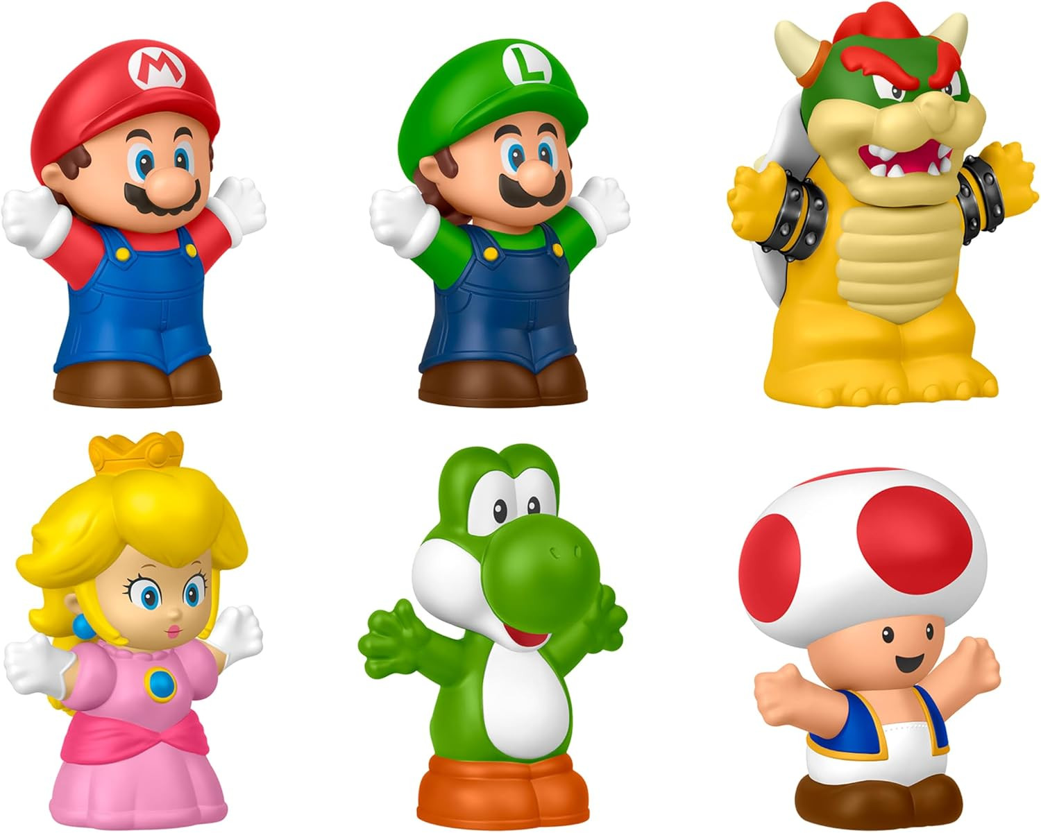 Fisher-Price Little People Toddler Toy My Mario 6-Piece Character Figure Set for Preschool Preten... | Amazon (UK)