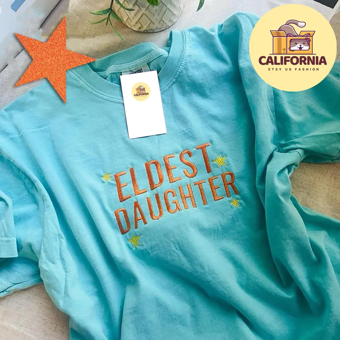 Embroidered the Life of an Eldest Daughter Shirt, the Life of a Showgirl, Eldest Daughter Shirt, ... | Etsy (US)