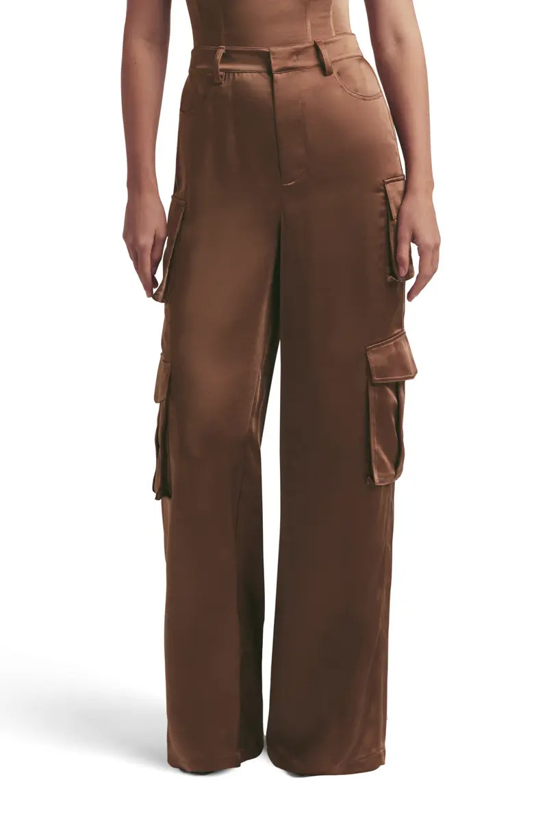 Favorite Daughter Satin Cargo Pants | Nordstrom | Nordstrom