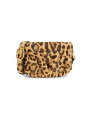 Leopard Print Leather Crossbody Bag | Saks Fifth Avenue OFF 5TH