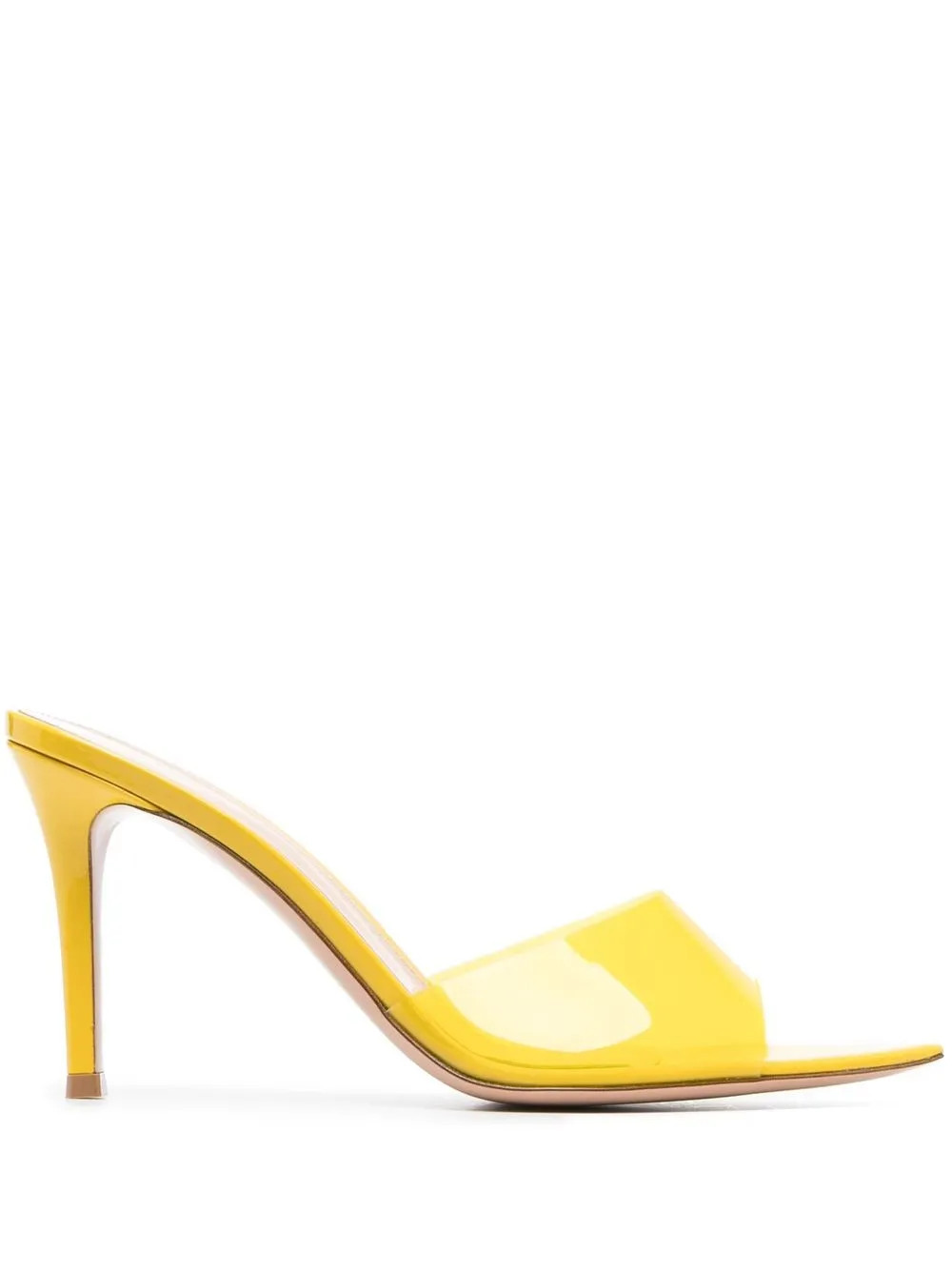 Elle 85mm transparent mules | Farfetch Global
