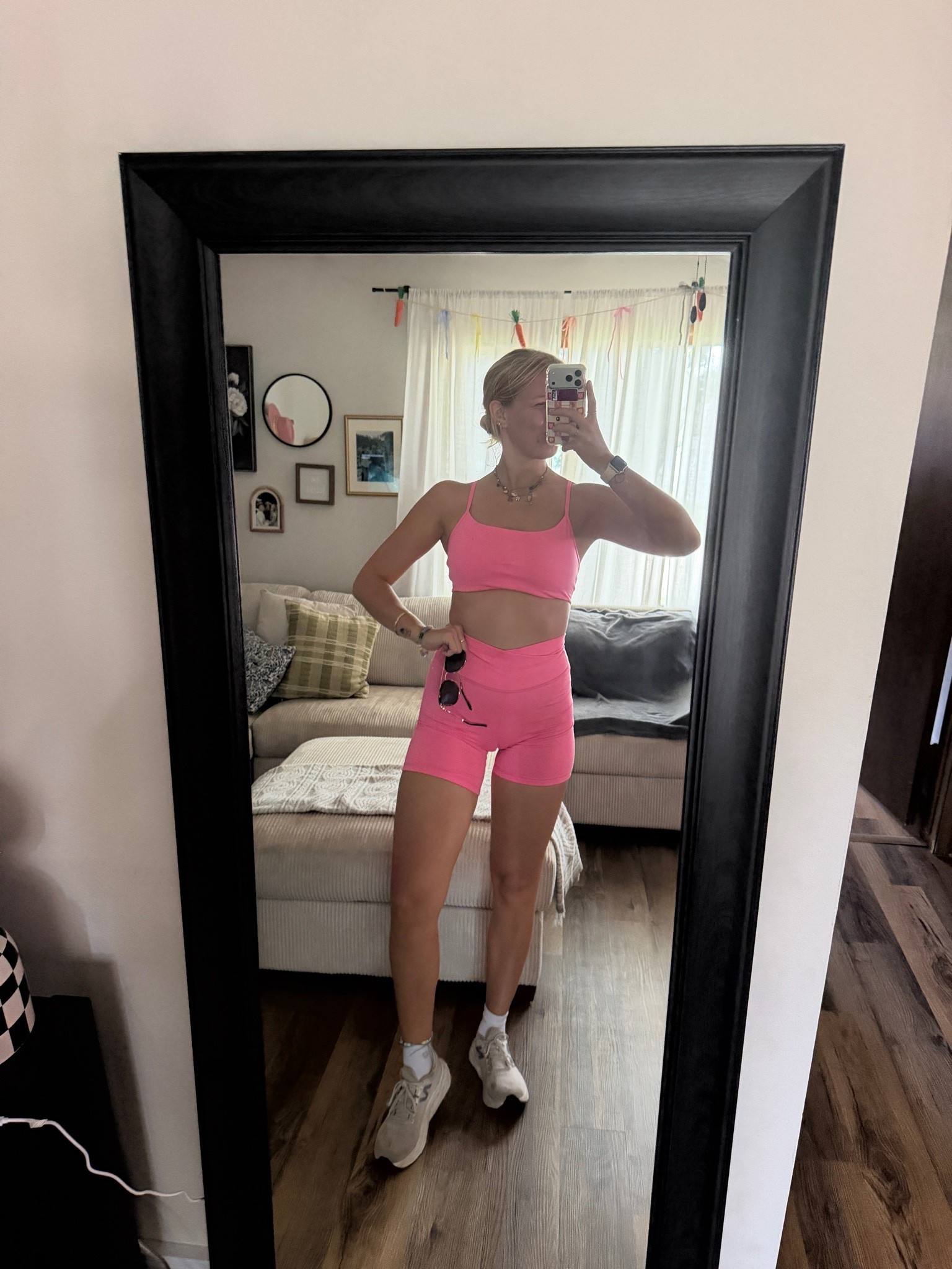 Another Old Navy workout set—08.17.26 🩷🏃‍♀️💨

Biker shorts: Small
Tank top: Medium
New Balance Tennis shoes from @DSW: 9
*socks are from @DSW too :)

Everything is TTS!!! Runnnnnnn 🤑🩷💸

#OldNavyactivewear #OldNavysocomfy #OldNavysets #OldNavystyle #pinkworkoutsets #workoutfits #bikershorts #pinktanktops #whiterunningshoes #NewBalanceshoes #whitesocks #outfitoftheday #OldNavydeals

#LTKootd #LTKfitnessgoals #LTKActive