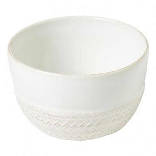 Juliska Le Panier Whitewash Ramekin 4"W, 2.5"H 10 Oz | Gracious Style