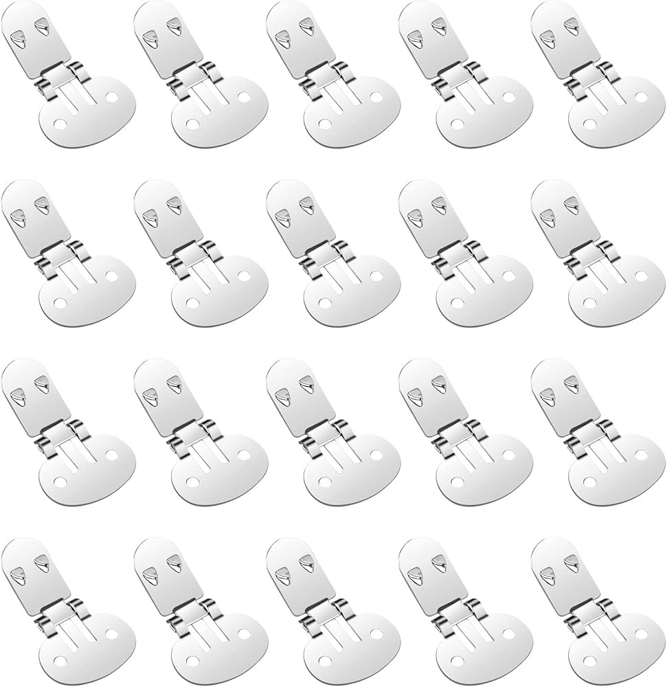 Stainless Steel Flat Shoe Clips for DIY Craft Projects | Amazon (US)
