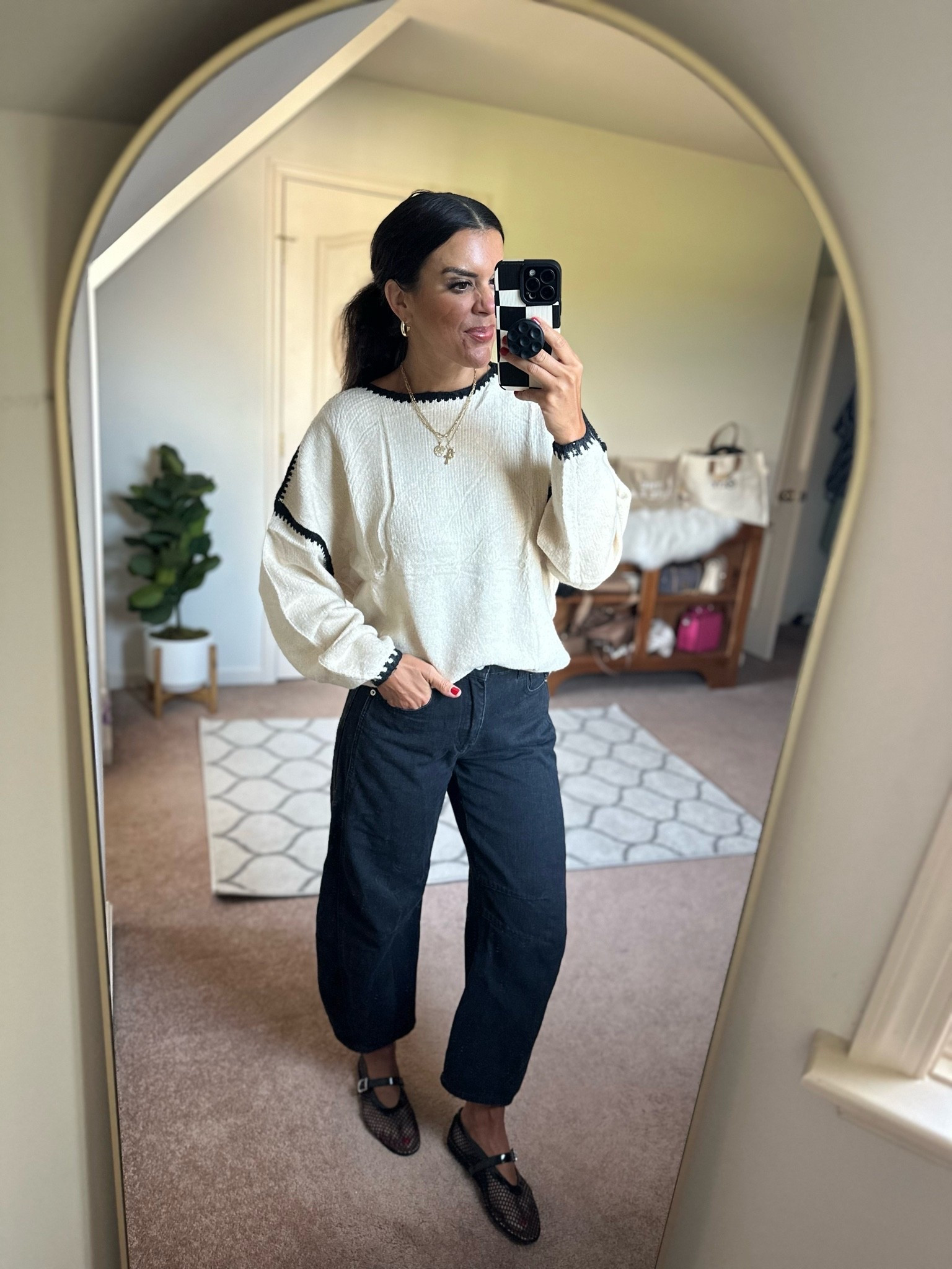 Size small in sweater and jeans

#LTKdayinmylife #LTKgrwm #LTKmomlife