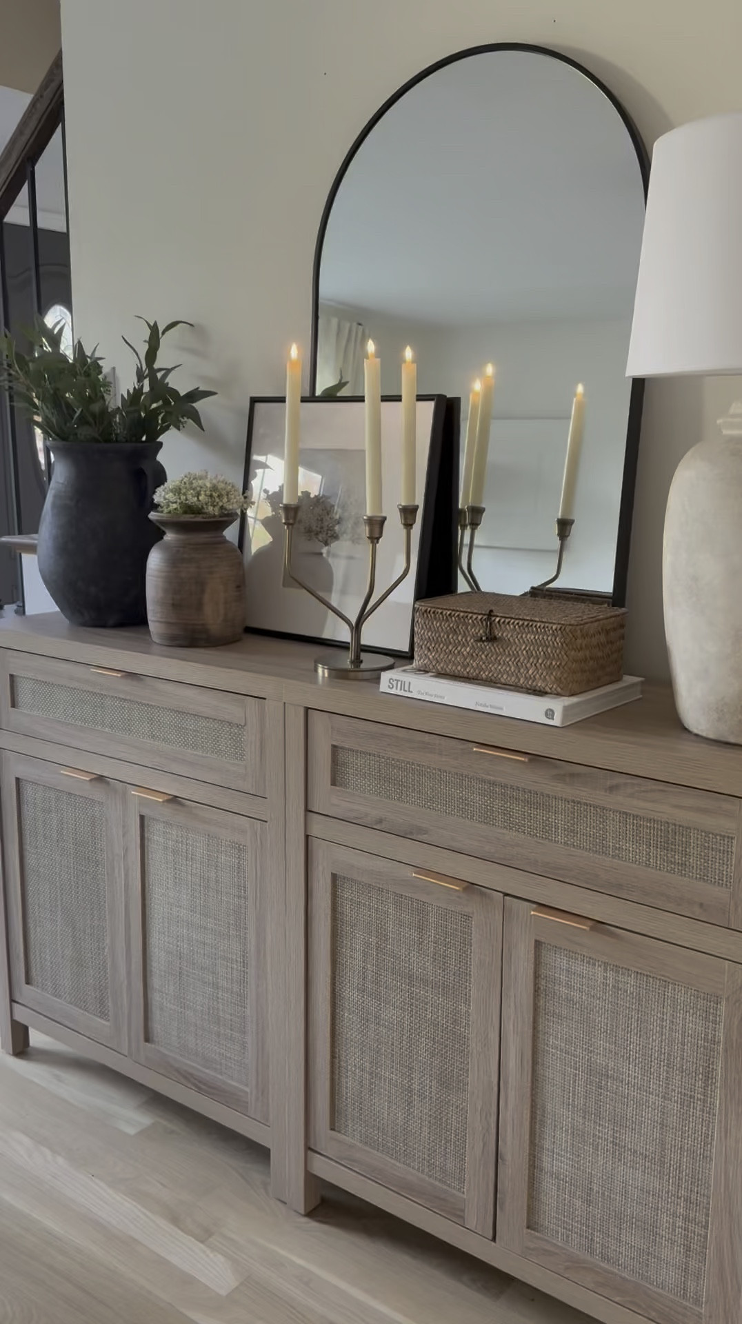 I have been playing around with different decor pieces to add in a little bit of texture and color and elements like wood and wicker baskets and blankets to add in some coziness in character ✨

#LTKStyleTip #LTKHome #LTKWatchNow