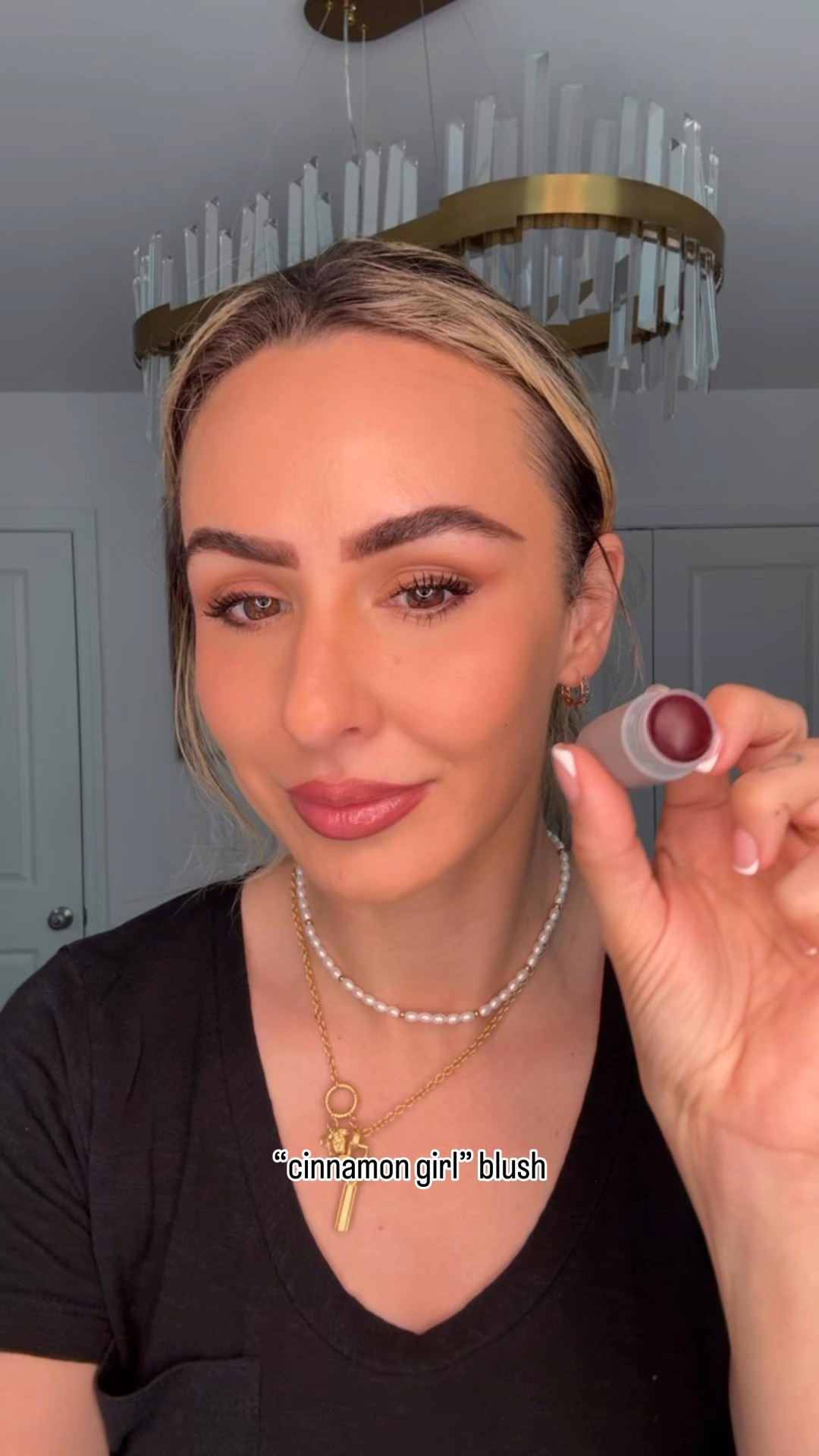 This blush is giving cinnamon glow goals 🍂✨
I’m wearing the shade QUICKIE by @milkmakeup and it’s my go-to for that warm, sunkissed flush — no bronzer needed. It melts into the skin and blends like a dream (I use my fingers and tap to blend for the most natural finish!).

Perfect for everyday minimal glam or layered with highlighter for summer nights 💖
Tap to shop this cream blush + all my favorite warm-toned essentials for glowy skin this season!

#LTKSeasonal #LTKStyleTip #LTKBeauty