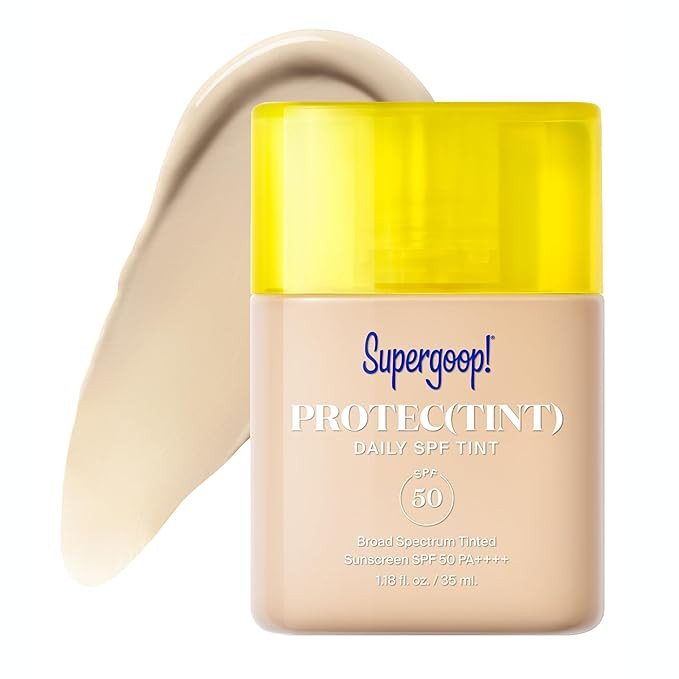 Supergoop! Protec(tint) Daily Skin Tint SPF 50-14N - Light, Buildable Coverage for Immediately Sm... | Amazon (US)
