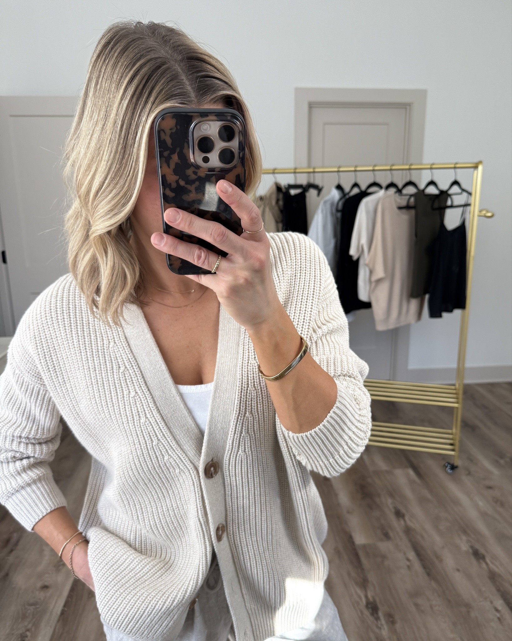 Wearing small cardigan, small tank, small/30 linen pants 

@Quince #quincepartner

#LTKgrwm #LTKootd #LTKOver40