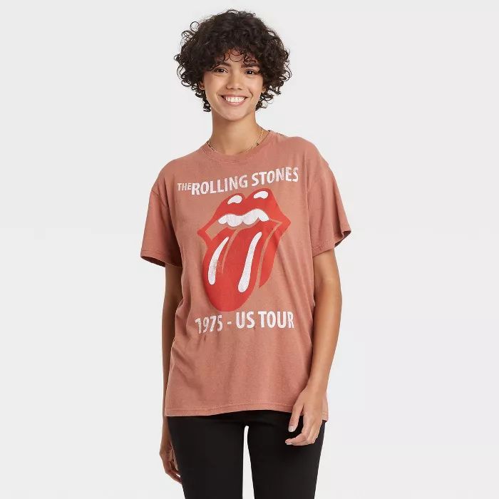 Women's The Rolling Stones Short Sleeve Graphic T-Shirt | Target