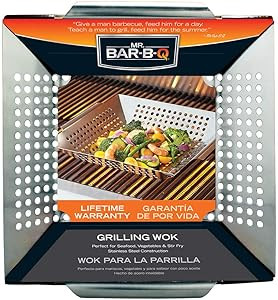 Mr. Bar-B-Q 06034Y Stainless Steel Vegetable Grill Basket | Perfect for Cooking Crispy Vegetables... | Amazon (US)