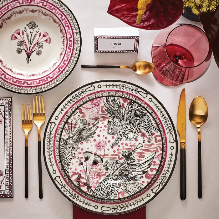 Serengeti Porcelain 12-Piece Dinnerware Set, Multicolored | Nordstrom