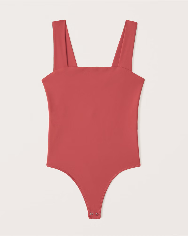Double-Layered Seamless Squareneck Bodysuit | Abercrombie & Fitch (US)