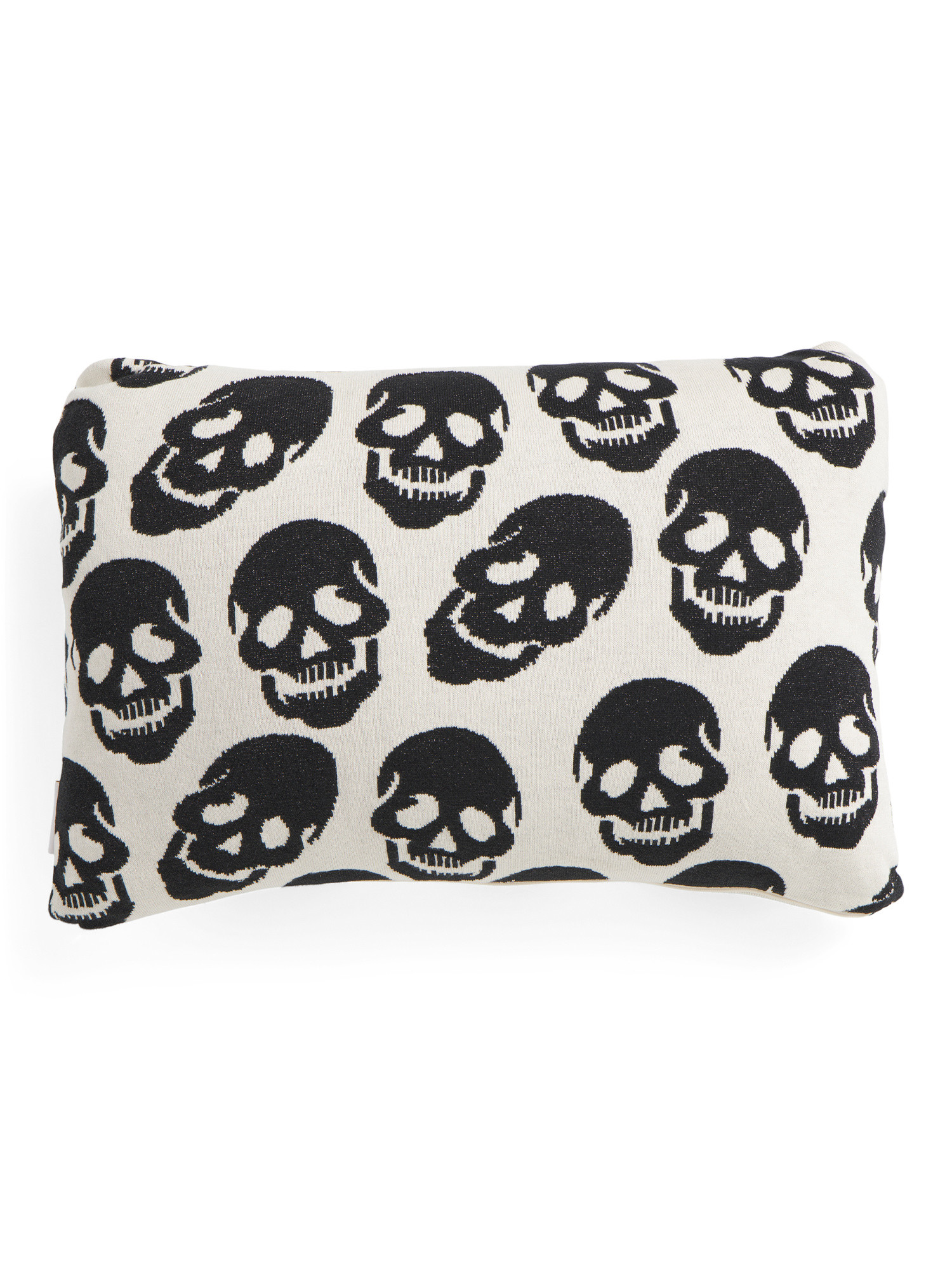 16x24 Knitted Skull Pillow | TJ Maxx