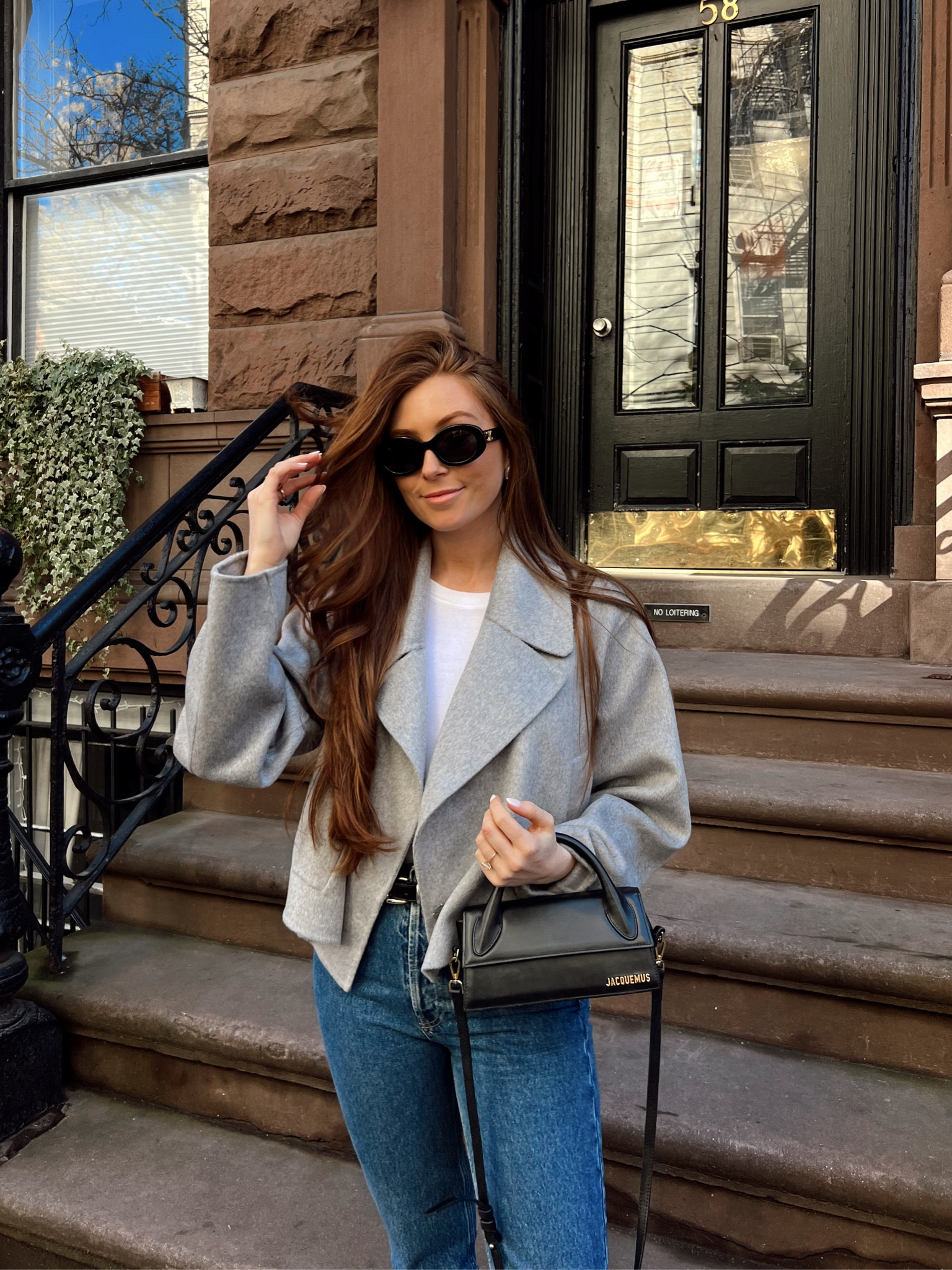 Grey cropped jacket 🫶🏻 Spring outfit idea #springfashion #springoutfits 

#LTKSeasonal #LTKstyletip #LTKSpringSale