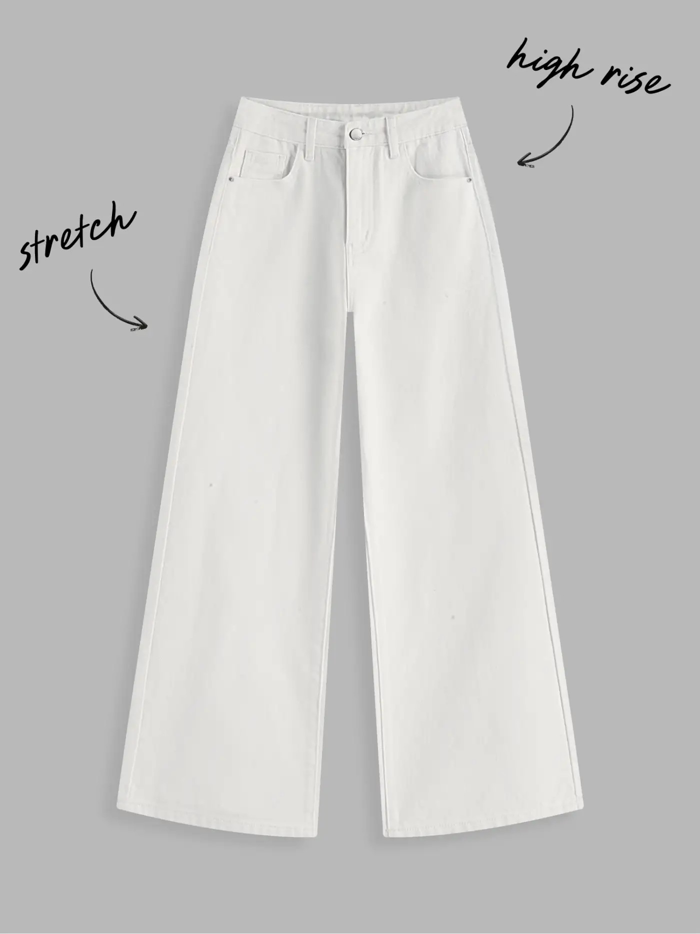 Stretch Cider Denim High Rise Wide Leg Jeans | Cider