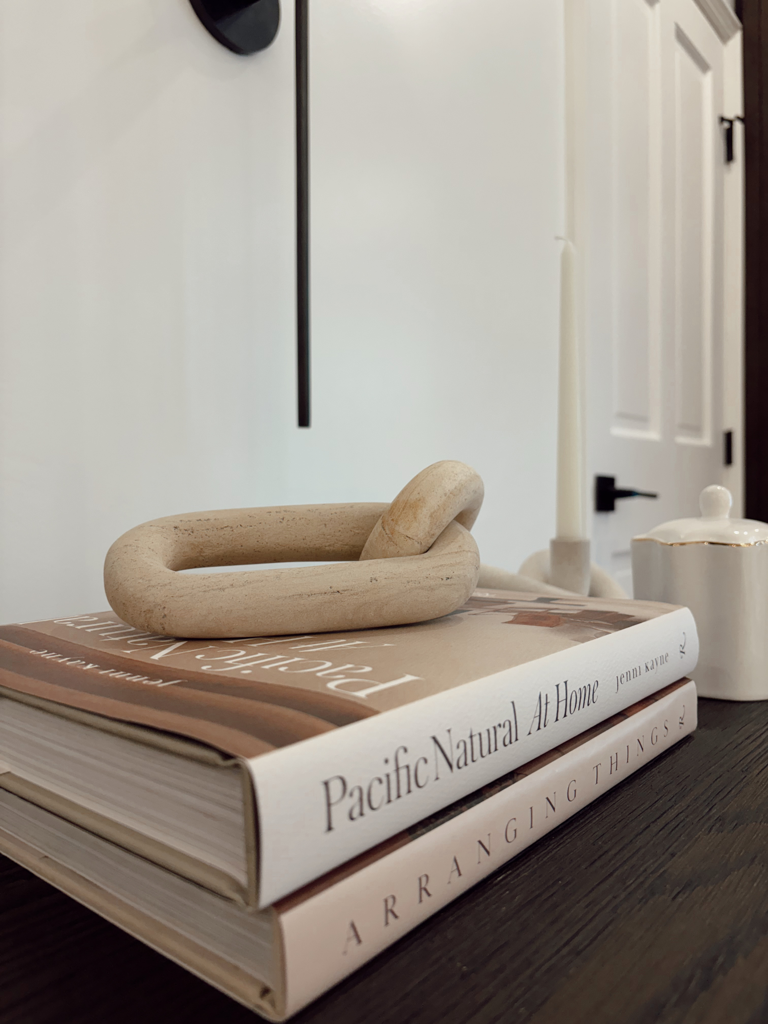 Stunning Bedroom TV Console Design, Decor books, books, wooden accents, porcelain canister, candles, traditional candles, candle holder  

 #LTKSeasonal #LTKHome #LTKStyleTip