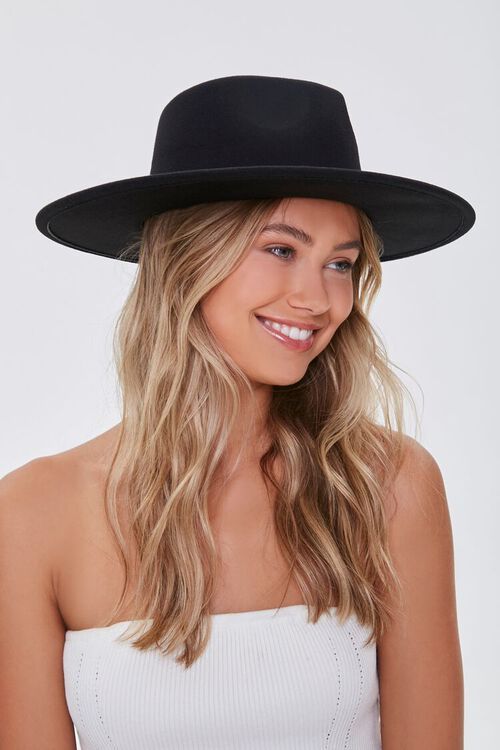 Brushed Velvet-Trim Fedora | Forever 21 (US)