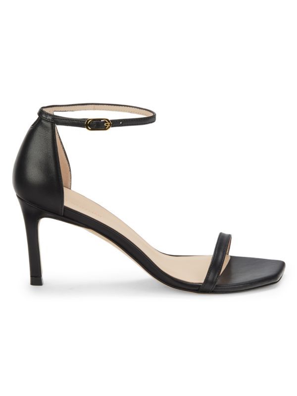 Stuart Weitzman Nudistcurve Leather Stiletto Sandals on SALE | Saks OFF 5TH | Saks Fifth Avenue OFF 5TH