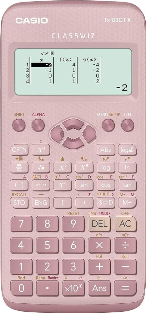Casio FX-83GTX Scientific Calculator Pink | Amazon (US)