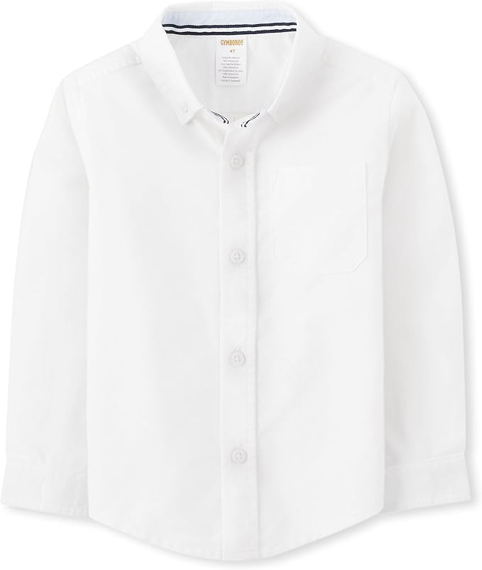 Gymboree Boys' and Toddler Long Sleeve Button Up Shirts | Amazon (US)