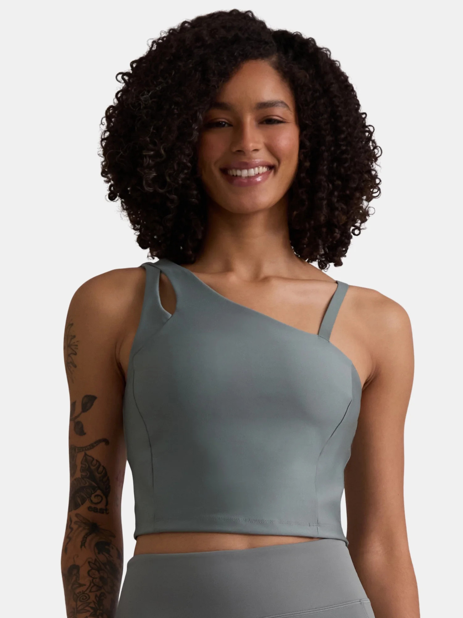 Avia Women's Shine Asymmetrical Bra Tank, Sizes XS-XXXL | Walmart (US)