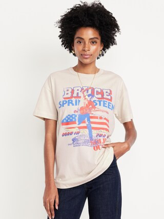 Bruce Springsteen™ Oversized Tunic T-Shirt | Old Navy (US)