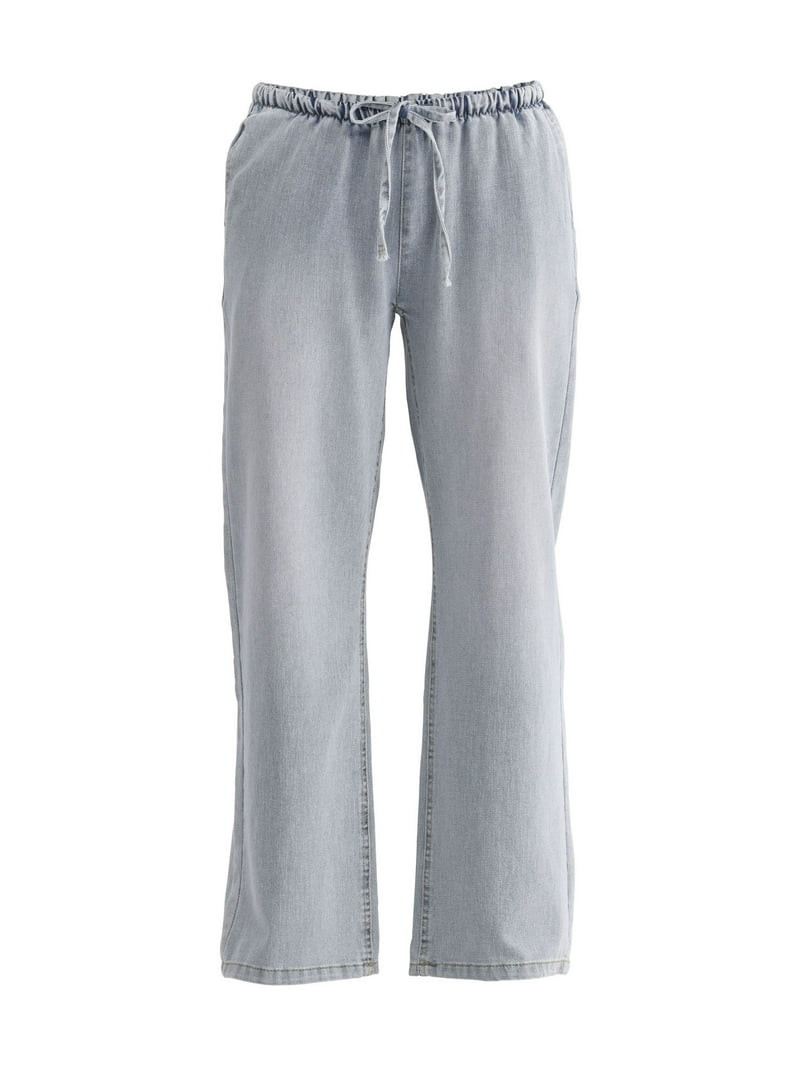 No Boundaries Mini-Waistband Wide Leg Pants, 30” Inseam, Women's and Women's Plus | Walmart (US)