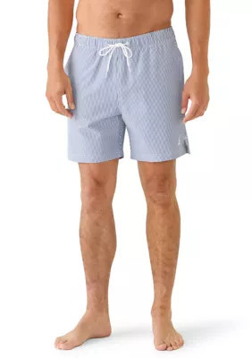 Nautica Men's Seersucker Stripe Swim Trunks | Belk