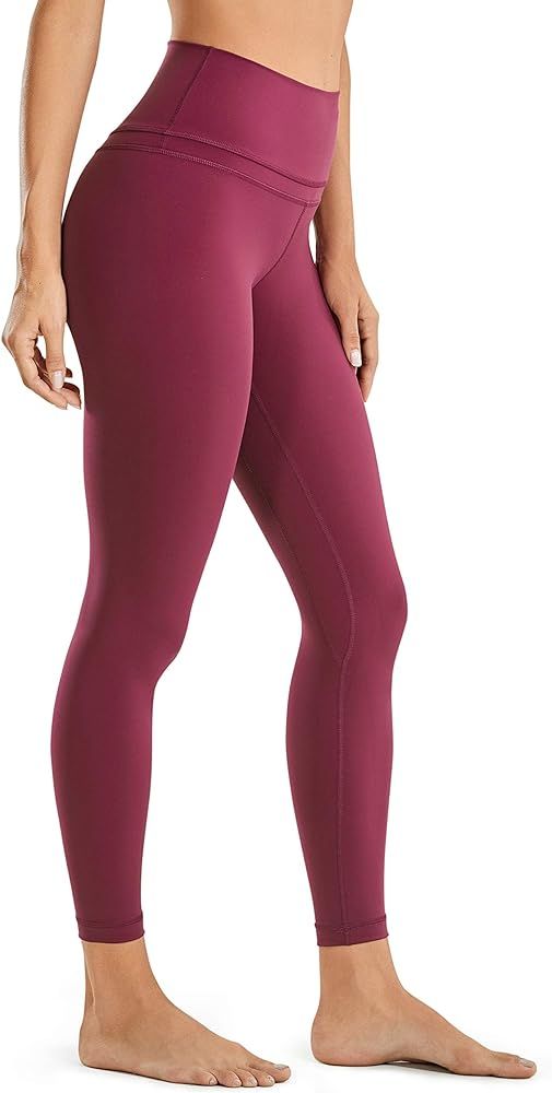 Amazon.com: CRZ YOGA Women's Naked Feeling Workout Leggings 25 Inches - 7/8 High Waist Yoga Tight... | Amazon (US)