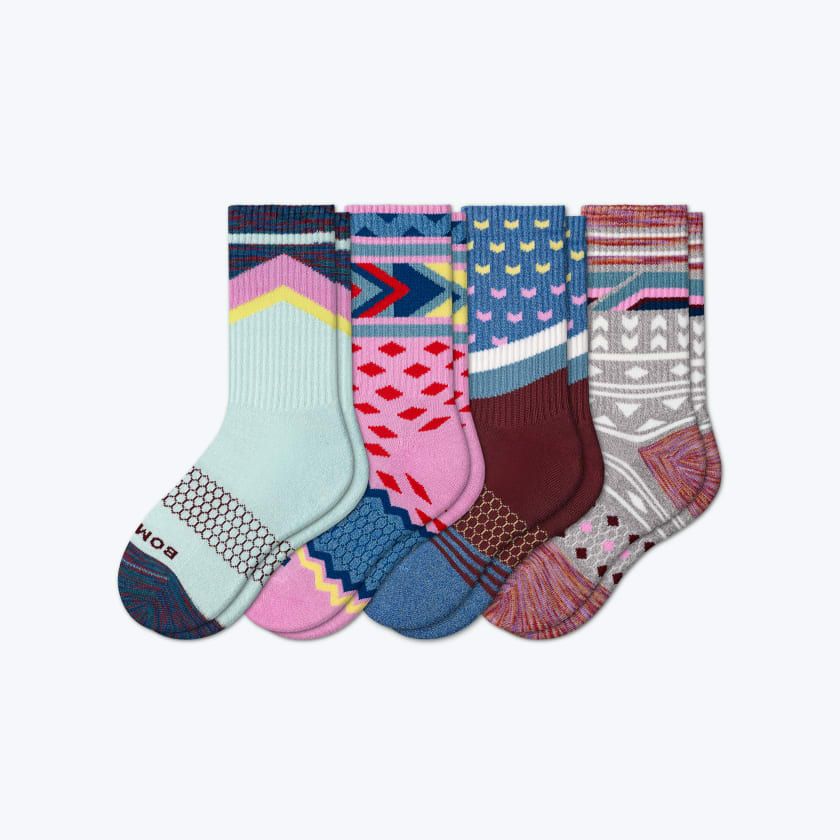 Youth Holiday Calf Sock 4-Pack | Bombas Socks