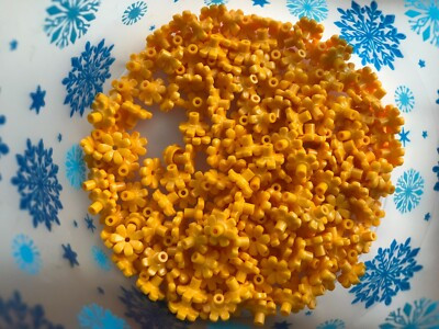 LEGO-NEW-#32606-BRIGHT LIGHT ORANGE- FLOWER WITH 7 THICK PETALS & PIN-25 PIECES | eBay US