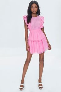 Clip Dot Lace Ruffled Mini Dress | Forever 21 (US)